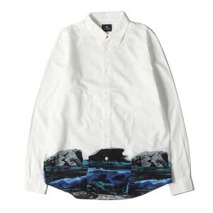 Paul Smith ポールスミス シャツ サイズ:M 19SS グラフィック コットンローン ドレスシャツ HAROLDS LANDSCAPE PRINT SHIRT PS ホワイト