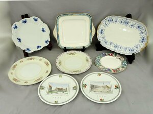 プレート まとめて HUTSCHENREUTHER WEDGWOOD NARUMI ROYAL DOULTON Richard Ginori オールドノリタケ RC印 MINO　８枚