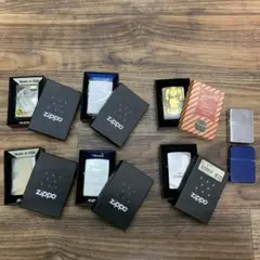 未使用&中古 ZIPPO 8点セット タバコグッズ ライター