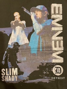 30★USA古着★美品!! EMINEM エミネム フォトプリントTシャツ★2XLサイズくらい★送料無料!!