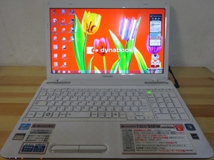 東芝 ノートパソコン dynabook T351/35EW/Core i3-2350M 2.3GHz/8GB/500GB/中古特価良品