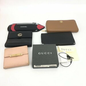 CHANEL / Cartier / GUCCI / TORY BURCH 財布 手帳カバー ケース ネックレス 6点まとめ【CDAN4042】