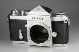 動作確認済み Nikon ニコン F アイレベル 680万台 シルバー ボディ フィルム 一眼レフ カメラ #325