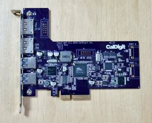 CalDigit製 FASTA-6GU3 eSATA 6G USB3.0 増設カード PCI-EX接続 Mac＆Windows