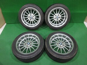 希少/良品★BMW 7シリーズ E38 Mスポーツ 純正 18インチ 18×9J +22 18×8J +20 120-5穴 溝有★MICHELIN 255/45R18 235/50R18 ラジアル 4本