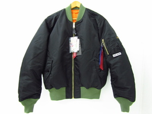 ON AIR オンエア × Alpha Industries MA-1 KYNE Bomber Jacket ボンバージャケット SIZE:L♪FG5604