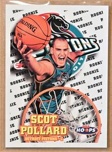 SCOT POLLARD (スコット・ポラード) 1998 SKY BOX ROOKIE トレーディングカード 【NBA,DETROIT PISTONS,デトロイトピストンズ】