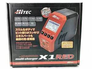 ハイテック　マルチチャージャー X1 RED　ラジコン　同梱OK　1円スタート★H