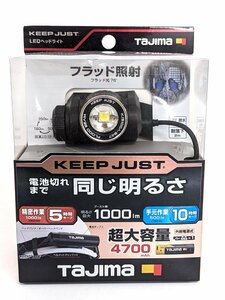 未開封 TAJIMA LEDヘッドライト KJS ブースト1000lm フラッド照射 KJS100A-B47《A9667