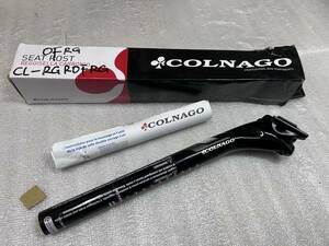 新品 コルナゴ　COLNAGO EPS カーボン　シートポスト 黒　27.2mmx300