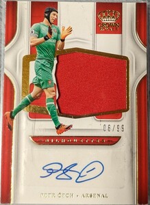 アーセナル ペトル・チェフ 直筆サインカード ツェホ auto Autograph panini crown cech Arsenal パニーニ