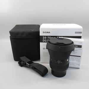 1円〜 SIGMA シグマ Art 24-70mm F2.8 DG DN ライカLマウント用 箱付き ※動作未確認 現状品 箱付き レンズ 153-2655125【O商品】