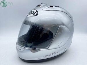 2404602780　△ Arai HELMET アライ ヘルメット RX-7 Peripherally Belted シルバーカラー 自動二輪 乗車用ヘルメット 中古