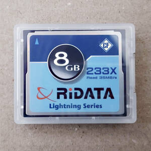 CFカード 8GB アールアイデータ 233x RiDATA Lightning Series コンパクトフラッシュ CompactFlash Card