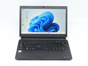 カメラ内蔵/中古/13.3型/ノートPC/Windows11Pro/M.2SSD512GB/8GB/7世代i7/TOSHIBA　RZ83/CB 　MS office2021ProPlus搭載　動作良品