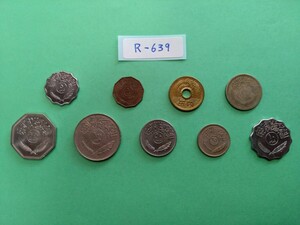 外国コイン　イラク　(Rー６３９)　２５０フィルス硬貨　１００フィルス硬貨　他おまとめ　８枚