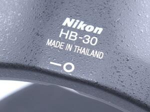 【Y38】Nikon HB-30 フード BK ( for AF Zoom Nikkor ED 28-200mm F3.5-5.6G（IF）)