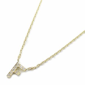 STAR JEWELRY スタージュエリー ネックレス ダイヤ ネックレス クリア系 K18（イエローゴールド） ダイヤモンド 中古 レディース