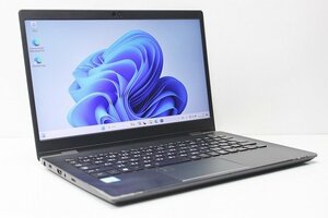 1円スタート ノートパソコン Windows11 東芝 dynabook G83 第8世代 Core i5 8250U SSD256GB メモリ8GB Windows10 カメラ 13.3インチ 薄型