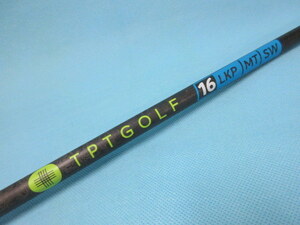 中古シャフト TPTGOLF 16 LKP/MT/SW カーボンシャフト タイトリスト スリーブ・ゴルフプライド ツアーベルベット +4 グリップ装着