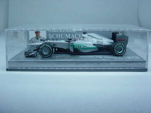 送料300円～ MINICHAMPS 1/43 MERCEDES AMG F1 W03 BELGIUM GP 300th GP #7 M.SCHUMACHER メルセデス ミハエル・シューマッハ ベルギーGP