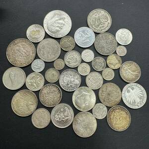 世界の銀貨　302g まとめて　大量　外国コイン　古銭　硬貨　アンティーク