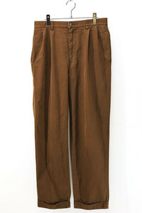 Used 90s POLO by RalphLauren 2Tuck Cotton Slacks Pants Size W32 L31 古着