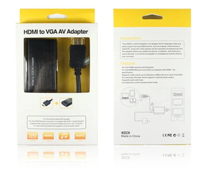 HDMI to VGA変換 アダプタ 高画質 1080P対応 オーディオ出力 HDCPサポート PS・XBOX・DVDプレイヤー 