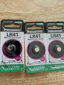 Panasonic アルカリボタン電池　LR 41