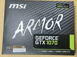 MSI NVIDIA GeForce GTX 1070 ARMOR 8G OC