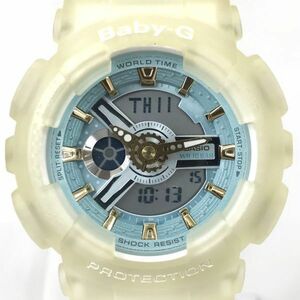 美品 CASIO カシオ Baby-G ベビーG ベイビージー 腕時計 BA-110SC クオーツ アナデジ スケルトン コレクション 電池交換済 動作確認済