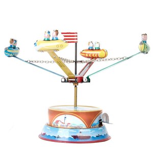 機械式時計じかけのおもちゃヴィンテージ回転宇宙船モデルブリキのおもちゃグッズ大人のためのホームデコレーションオーナメント