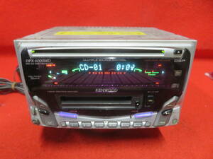 CS689＊ケンウッド　DPX-6000MD　CD MDデッキ　カーオーディオ　2DIN