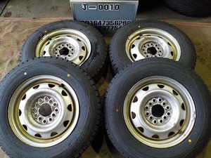 J-0010スタッドレス屋155/80R13STホイル付き4本（5J マルチ 4穴 +40)⑫　　本州送料込み