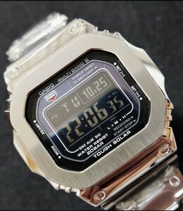 G-shock シルバー メタル カスタム本体付 GWM5610 タフソーラー