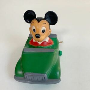 ディズニー Disney ミッキーマウス TRICKY RIDER 車 おもちゃ アメリカ アメトイ フィギュア 香港製 70s ビンテージ 当時物 現状品