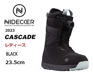 2023 NIDECKER ナイデッカー CASCADE カスケード W BLACK 23.5cm レディース