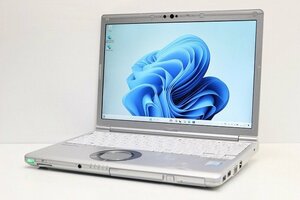 1円スタート ノートパソコン Windows11 Panasonic レッツノート CF-SV7 DVDマルチ 第8世代 Core i5 SSD256GB メモリ8GB Windows10 カメラ