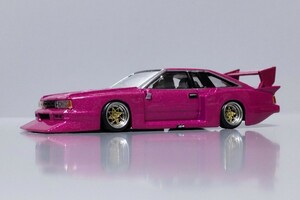 絶版 希少 1/64 グラチャン コレクション 第13弾 110 シルビア 改 日産 深リム スターシャーク シャコタン カスタム ワークス シルエット