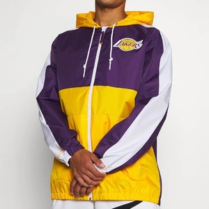 新品ミッチェル&ネスMitchell&Ness Gameday Lightweight Windbreaker jacket LAKERS★ウインドブレイカーNBAレイカーズ★サイズM★N2368