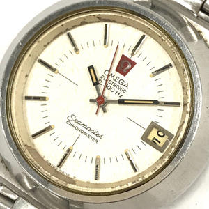 オメガ シーマスター エレクトロニック f300Hz 音叉式 腕時計 ホワイト文字盤 未稼働品 ジャンク品 OMEGA