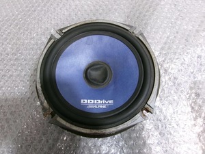 ★激安!★ALPINE アルパイン DDDrive スピーカー 16cm オーディオ 片側のみ DDC-175C 動作OK / 2Q8-671