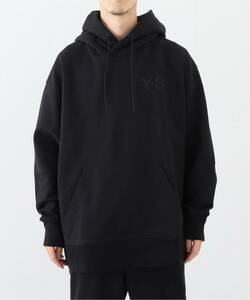 Y-3 ヨウジヤマモト　CLASSIC CHEST LOGO HOODIE　GV4198 胸　ロゴ　オーバーサイズ　フード　パーカー　黒　L メンズ