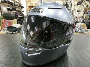 SHOEI Z-6 フルフェイスヘルメット XL グレー▼ニンジャ250.YZF-R25.CB400SF.MT-07.MT-09.ニンジャ1000.NC750X乗りに！