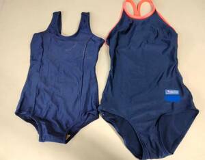 【R238】女子競泳水着　スイムウェア　150㎝とL　2点セット