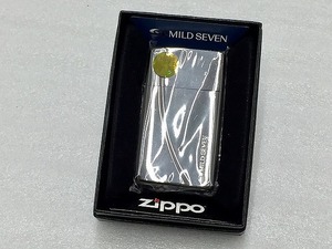 ジッポー ZIPPO 【美品】 MILD SEVEN マイルドセブン 2010年製 A ライター メタリックブラック