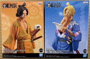 ワンピース　ONE PIECE magazine FIGURE 〜夢の一枚#２〜　エース　サボ　２種セット　「エースとサボのワノ国ver.」