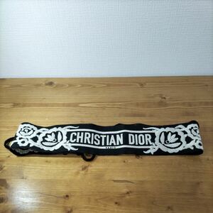 4-311 Christian Dior クリスチャン ディオール サッシュベルト 刺繍 装飾品 花柄 ファッション小物 ベルト 総柄