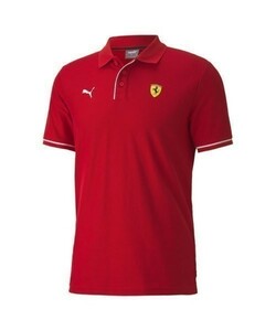 新品 S プーマ フェラーリ F1 レース 半袖 ポロシャツ C.ルクレール 赤 レッド 597953 メンズ シャツ Tシャツ ゴルフ ゴルフシャツ 145 p12