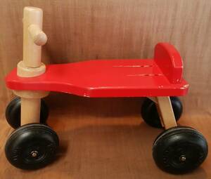 KOIDE コイデ マイカー 日本製 木のおもちゃ 木製 のりもの 四輪車 シンプル おしゃれ かわいい 乗用玩具 足けり車 耐荷重量 30kg ジャンク